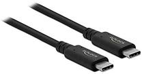 Кабель Delock USB-C - USB-C 86979 USB-C, USB-C, 0.8 м, черный цв.