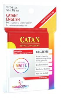 Žaidimo kortelių dėklas Catan Gamegenic Matte Catan English 60 pieces
