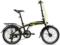 Velosipēds salokāms Bisan FX3500 TRN, 20 ", melna krās./dzeltena krās.