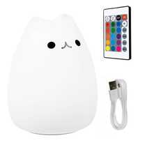 Öölamp Fusion Accessories Cat, valge v.