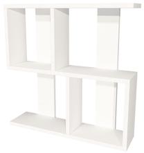 Sieninė lentyna Kalune Design Grace 550ARN1445, balta sp., 45 cm x 50 cm x 19.6 cm