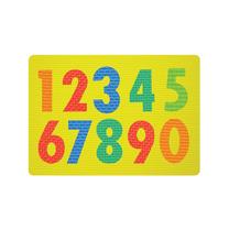 Žaidimų kilimėlis Numbers 1401, 32 cm x 22 cm, 10 vnt, įvairių spalvų