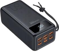 Lādētājs-akumulators (Power bank) Realpower PB-56000 Pro, 56000 mAh, 18 - 130 W, melna krās.