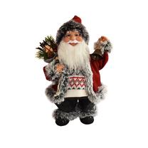Muzikinė dekoracija "Kalėdų senelis" Christmas Touch, 36 cm, įvairių spalvų