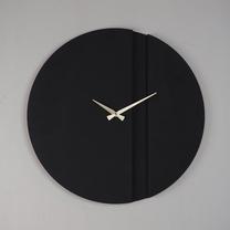 Laikrodis Wallity APS096, aukso sp./juoda sp., 46 cm x 46 cm, 46 cm