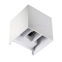 Õue seinavalgusti Kanlux Reka LED EL 7W-L-W, 7W, LED, IP54, valge v., 10 cm x 10 cm