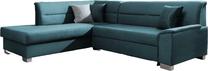 Kampinė sofa Bergen Monolith 76, tamsiai žalia sp., kairinė, 208 x 250 cm x 87 cm