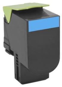 Tonerių kasetė Lexmark 80C2HC0, mėlyna sp.