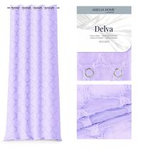 Nakts aizkari AmeliaHome Delva Eyelets, violeta krās., 140 cm x 250 cm