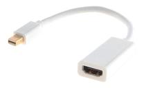 Adapteris Savio cl-57 Mini DisplayPort, HDMI A female, 0.11 m, balta krās.