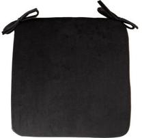Kėdžių pagalvėlė Home4you Velvet P0005289, juoda sp., 39 cm x 39 cm