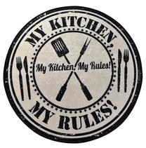 Kilimas Conceptum Hypnose My Kitchen 882CHL1077, įvairių spalvų, 140 cm x 140 cm
