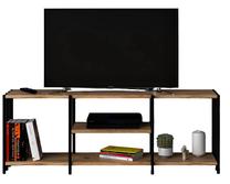 ТВ стол Kalune Design Nina, коричневый цв./черный цв., 124 см x 26 см x 46 см