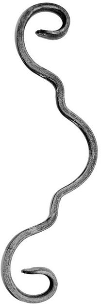 Tvoros segmentas, juoda sp.