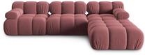 Modulinė sofa Micadoni Home Bellis MIC_0SET2_2_F1_BELLI1, rožinė sp., 282 x 188 cm x 63 cm
