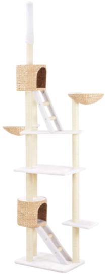 Kačių draskyklė VLX Cat Tree, 60 cm x 40 cm x 258 cm