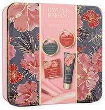 Kūno priežiūros rinkinys Baylis & Harding Boudoire Tropical Paradise Luxury Pamper Tin, 150 ml
