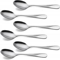 Šaukštas Excellent Houseware Florina, nerūdijantysis plienas, sidabro sp., 6 vnt.