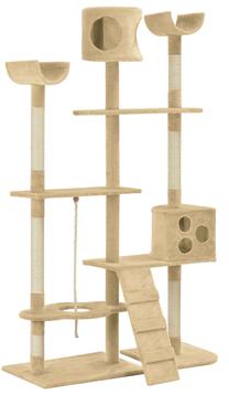 Kačių draskyklė VLX Cat Tree, 110 cm x 40 cm x 180 cm