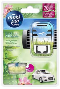 Automobilių oro gaiviklis Ambi Pur Fresh Escapes Diffuser & Refill, 7 ml, 2 vnt.