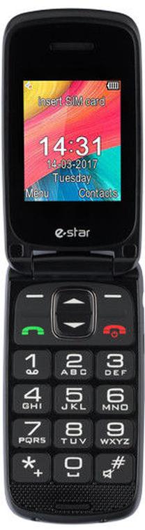 Telefons ar pogām eStar S20, 32 MB, sarkana krās.