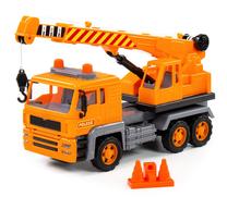 Игрушечный кран Wader-Polesie Diamond Crane Truck 86716, oранжевый цв.