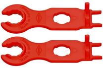 Kombinēto uzgriežņu atslēgu komplekts Knipex 97 49 66 2, 115 mm, 4 mm, 2 gab.