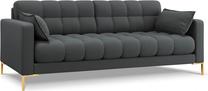Sofa Micadoni Home Mamaia MIC_3S_78_E1_MAMAIA10, tamsiai pilka sp., 177 x 92 cm x 75 cm