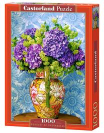 Dėlionė Castorland Bouquet Of Hydrangeas 104352, 68 cm x 47 cm, 1000 vnt., įvairių spalvų