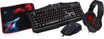 Vadu tastatūras un peles komplekts Manta MGS001, EN, melna krās.