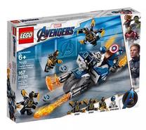 Konstruktorius LEGO Super Heroes Kapitonas Amerika: Outrider puolimas 76123, 167 vnt.