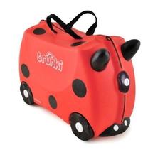 Prekė su defektu/trūkumu. Vaikiškas lagaminas Trunki Harley Ladybird, raudona sp., 18 l, 46 x 21 x 31 cm