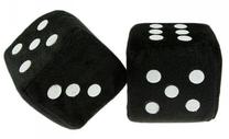 Dekoratīvie spēļu kauliņi Bottari Decorative Dice, melna krās.