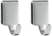 Крючок Rösle, 3 см x 4 см, серебристый цв., 2 шт.
