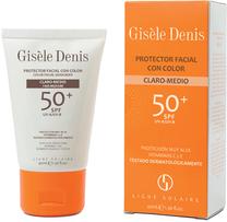 Kremas įdegio priežiūrai Gisele Denis Color Facial Sunscreen Light-Medium SPF50, 40 ml