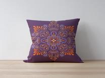 Dekoratyvinės pagalvėlės užvalkalas Mioli Decor 1205, violetinė sp., 43 cm x 43 cm