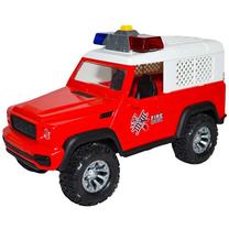 Žaislinė gaisrinė mašina Off-road Fire Truck 52486, raudona sp.