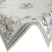 Kalėdinė staltiesė kvadratinė Eurofirany Candl, pilka, 100 x 100 cm