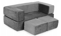 Modulinė sofa EcoToys TMSRT-16, pilka sp., 100 x 50 cm x 18.5 cm