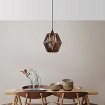 Valgusti rippuv Opviq Chandelier Gonio, E27, pruun v. / must v.