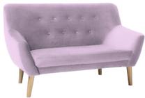 Sofa Nordic 2, rožinė sp., 136 x 75 cm x 90 cm