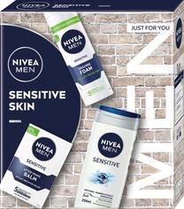 Kūno priežiūros rinkinys vyrams Nivea Men Sensitive Skin, 550 ml
