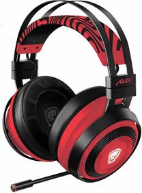 Belaidės ausinės Razer Nari Ultimate PewDiePie Limited Edition, raudona sp.