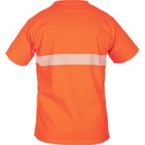 Marškinėliai universalus Cerva Rupsa RFLX, oranžinė sp., 4XL dydis