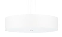 Valgusti rippuv Sollux Skala 50 10516076, E27, 5 x 60 W, valge v. / valge v.