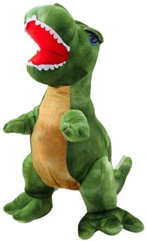 Mīkstā rotaļlieta dinozaurs Lean Toys, zaļa krās., 45 cm