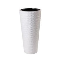 Gėlių vazonas Form Plastic Slim 2930, plastikinis, Ø 30 cm, balta sp.