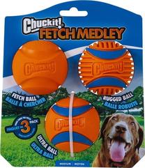 Игрушка для собаки, мячик Chuckit! Fetch Medley, 6.5 см, Ø 6.5 см, oранжевый цв.
