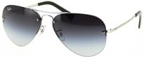 Спортивные солнцезащитные очки Ray-Ban Aviator RB3449 003/8G 59, 59 мм, черный цв./серый цв.