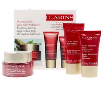 Veido priežiūros priemonių rinkinys Clarins Essential Care To Replenish & Fight The Look Of Wrinkles